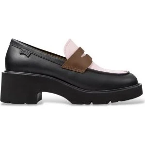 Camper Milah Twins Mocassini in Pelle Nera