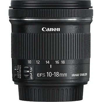 Canon EF-S 10-18mm f/4.5-5.6 IS STM Nero