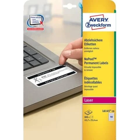 Avery-Zweckform Etichette 45,7x25,4mm Bianco 800pz