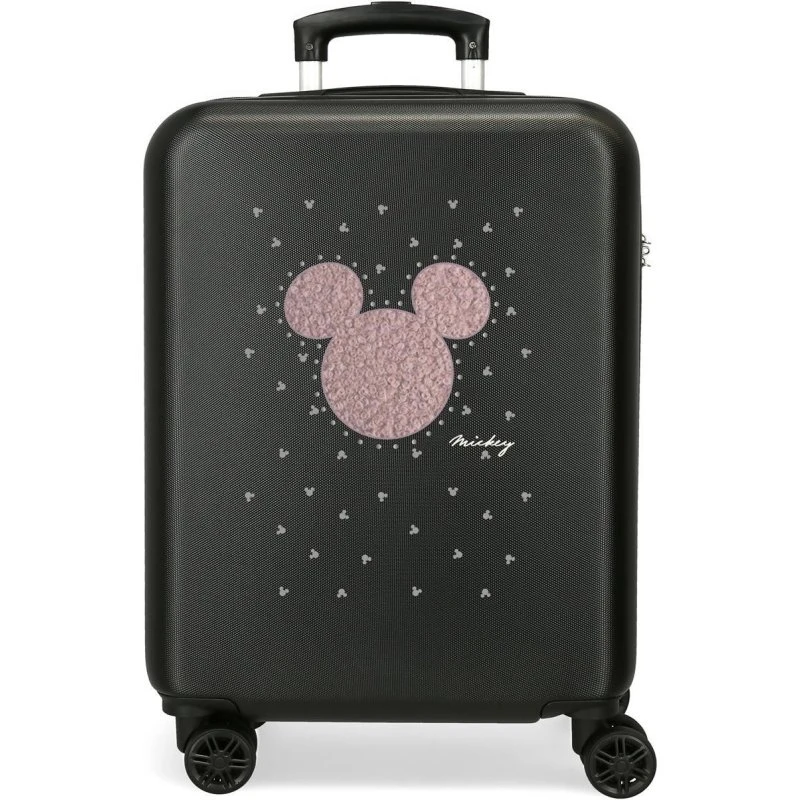 Disney Valigia Cabina Mickey Mouse ABS 55cm Nero
