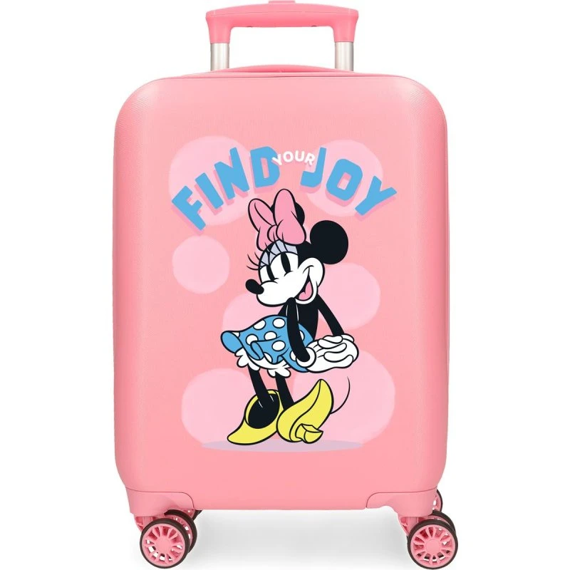 Disney Minnie Find Your Joy Valigia da Cabina ABS Rosa 33L
