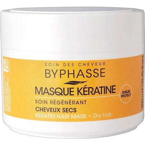 Byphasse Sublim Protect Keratin Maschera per Capelli Secchi, 250 ml