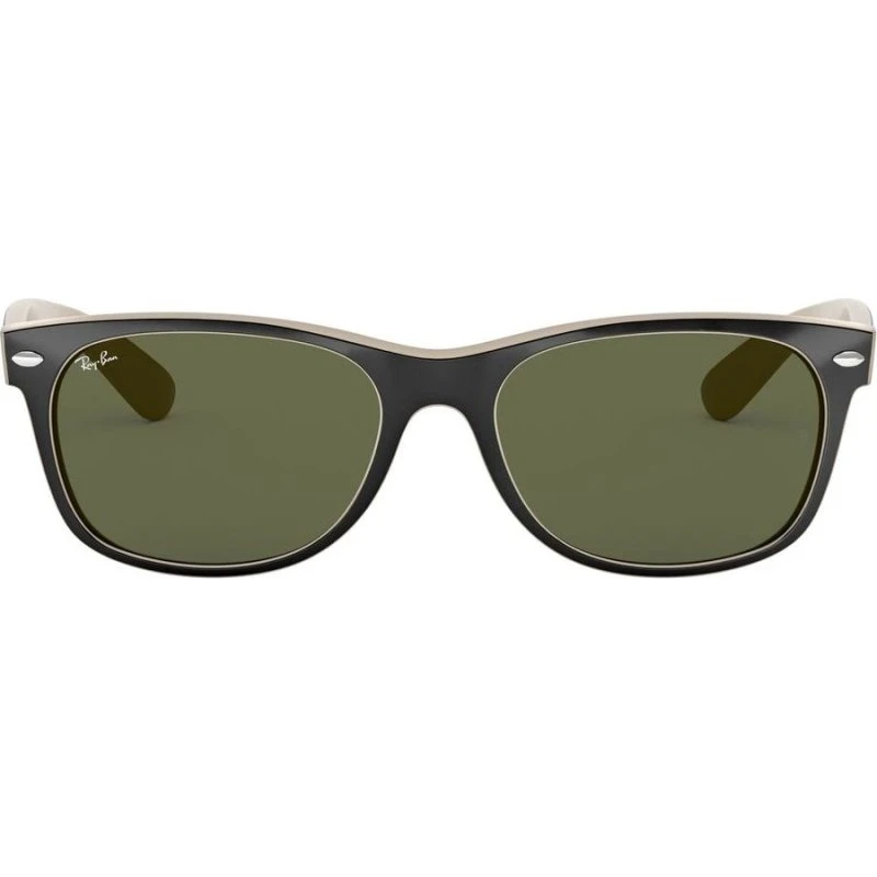 Ray-Ban New Wayfarer RB 2132 Occhiali da Sole Nero Verde 52mm