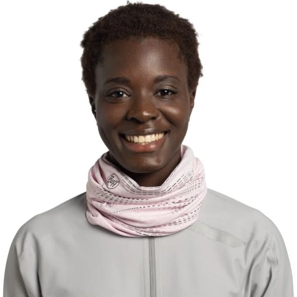 Buff Dryflx Rosa Chewing Gum Grigio - Scaldacollo Sportivo
