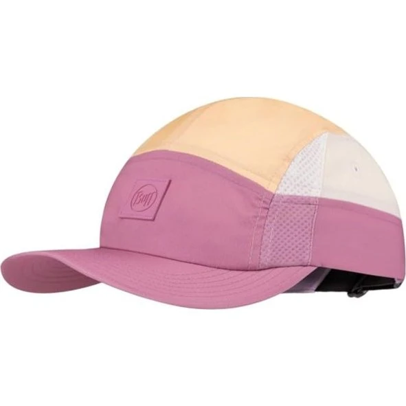 Buff Cappellino 5 Panel Go Rosa Arancione Bianco - S/M