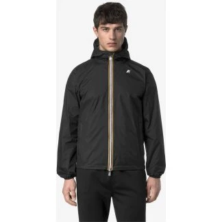 Giacca K-Way Jake Plus 2 Double Nero Verde Canna - S