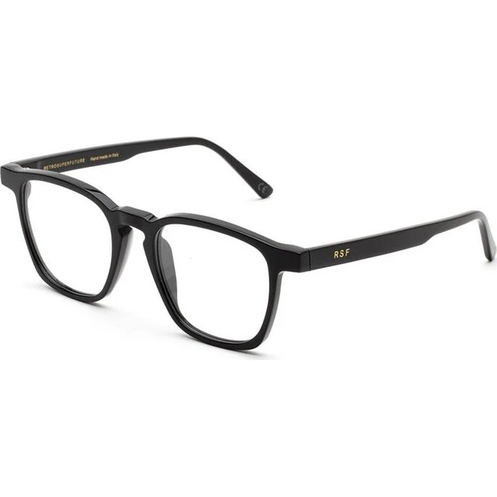 Retrosuperfuture RJ6 Unico Optical - Montatura Squadrata in Acetato Nero