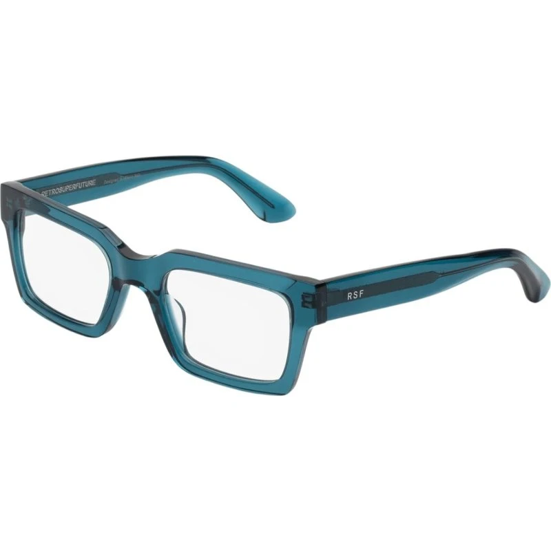 Retrosuperfuture QAQ Numero 144 Teal - Montatura Vista Acetato Blu