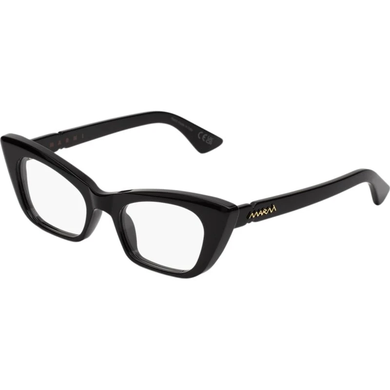 Marni Nezia 6NC Occhiali da Vista Cat Eye in Acetato Nero