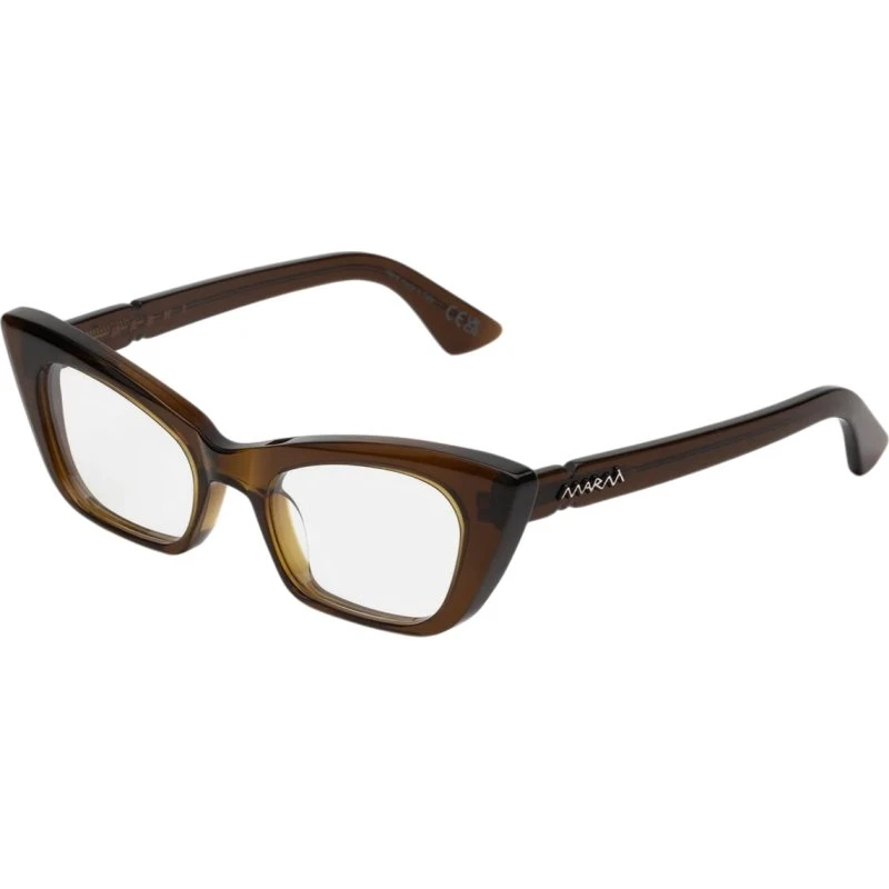 Marni 83K Nezia Occhiali da Vista Cat Eye Marrone