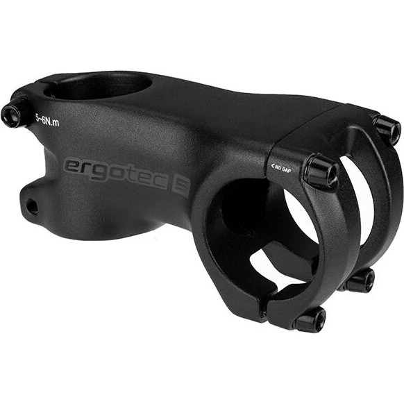 Ergotec Hake 31.8 - Attacco Manubrio -8° Nero Sabbiato