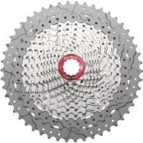 SunRace CSMZ90 WA5 12v 11-50T Argento-Rosso