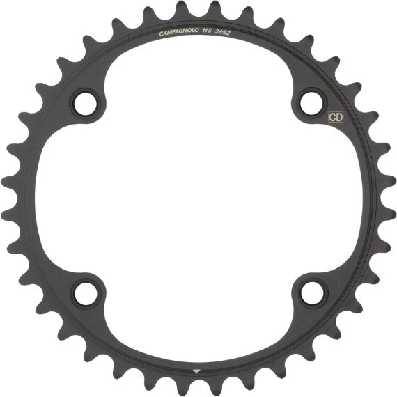 Campagnolo Corona Potenza BCD 112mm Asimmetrico 4-fori 2x11V 34D Nero