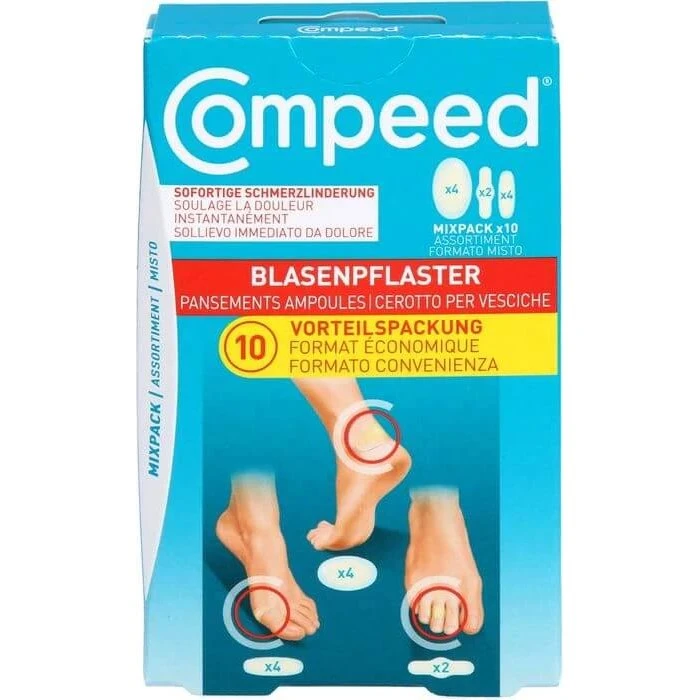 Compeed Cerotti per Vesciche Formato Misto - 10 Pezzi