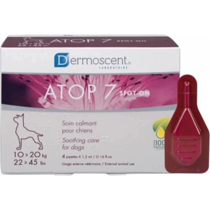Dermoscent Atop 7 Spot On 10-20 kg - 4 x 1,2 ml