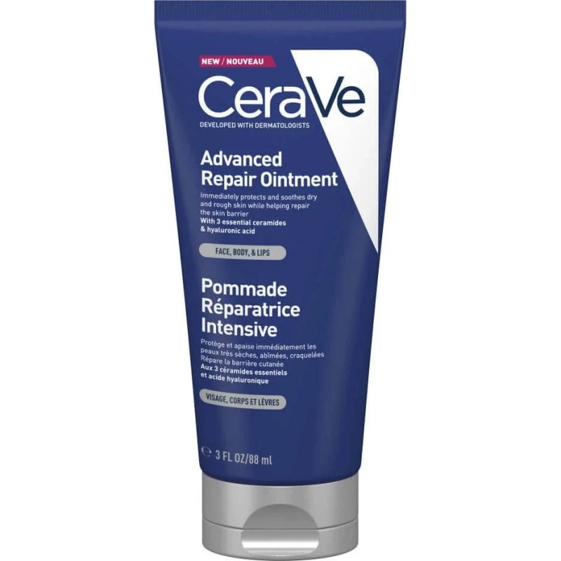 CeraVe Balsamo Riparatore Avanzato 88 ml per Pelle Secca e Danneggiata