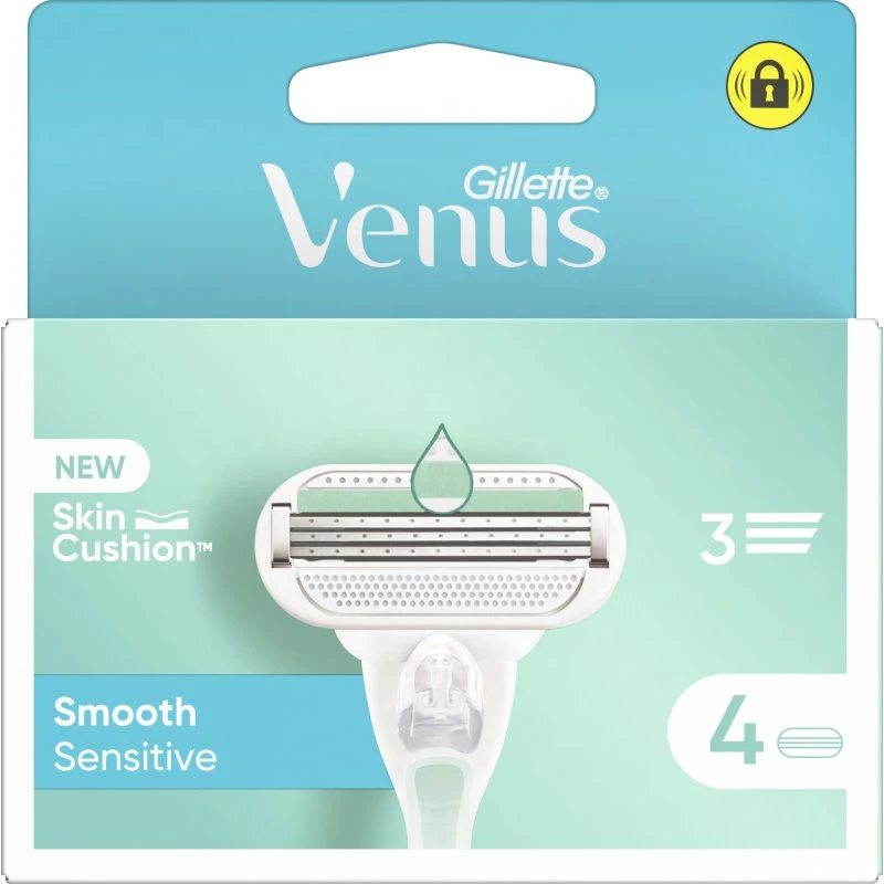 Gillette Venus Smooth Sensitive 4 Ricariche