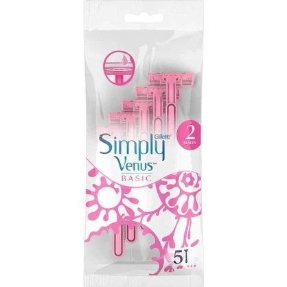 Gillette Venus Simply Basic Rasoio con 2 Lame