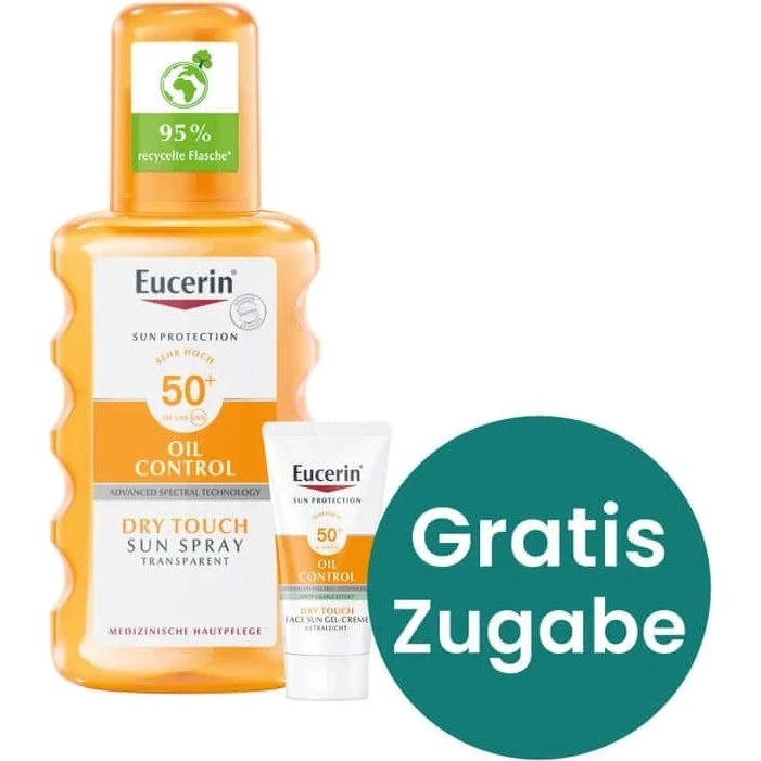 Eucerin Sun Oil Control Dry Touch Spray Trasparente SPF 50+ 200ml