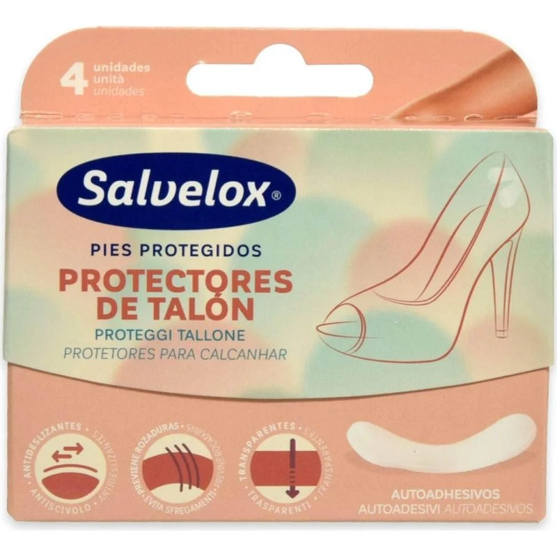 Salvelox® Proteggi Tallone in Silicone - 4 Pezzi