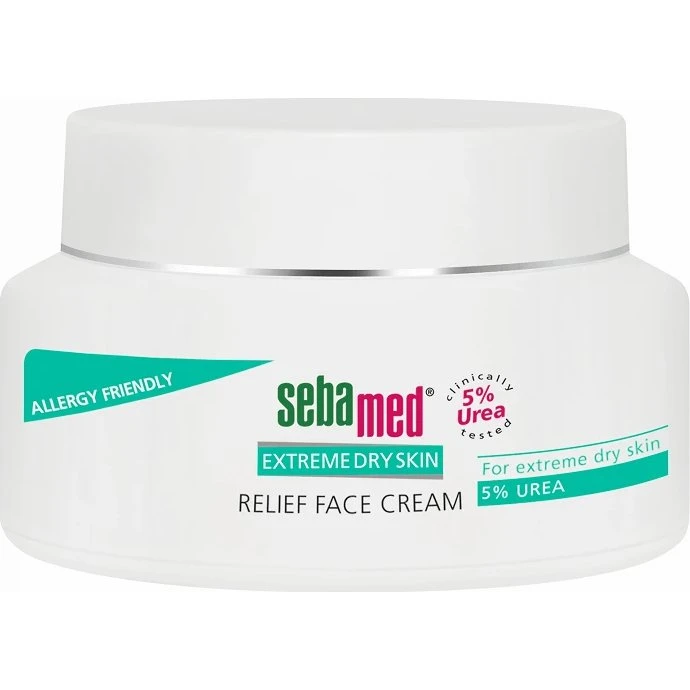 Sebamed Crema Viso Urea Relief 5% Extreme Dry, 50 ml