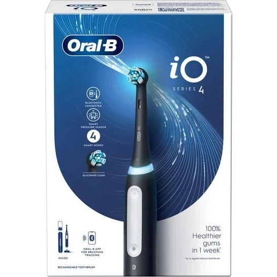 Oral-B Serie iO 4 Spazzolino Elettrico Nero