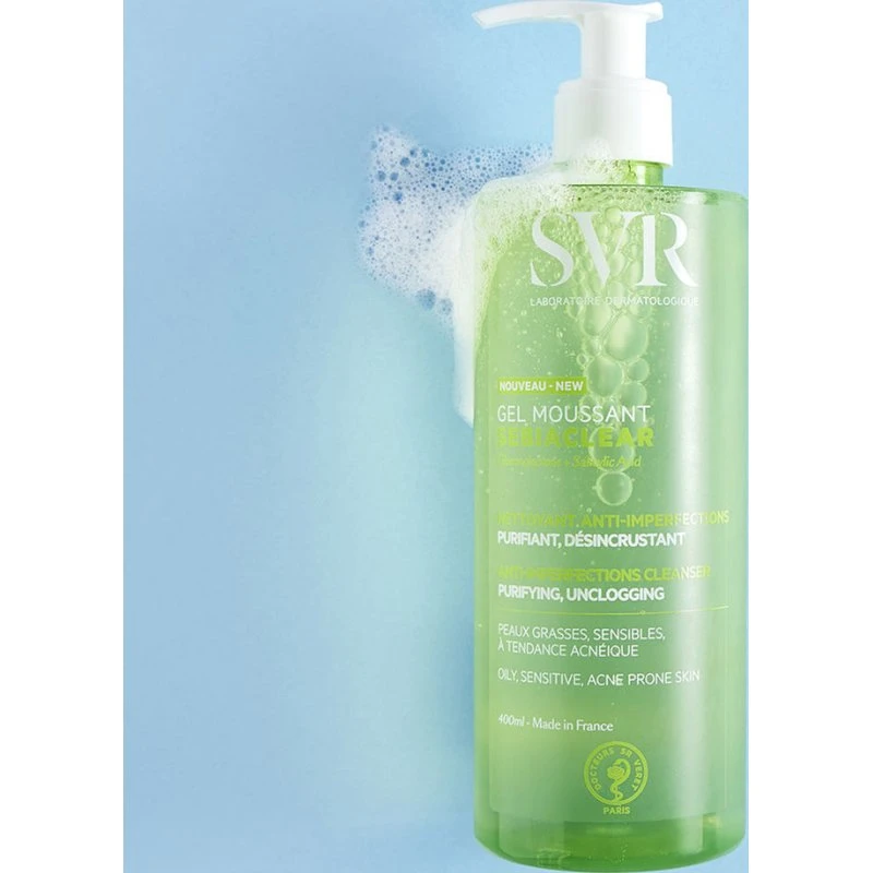 SVR Sebiaclear Gel Moussant 400ml