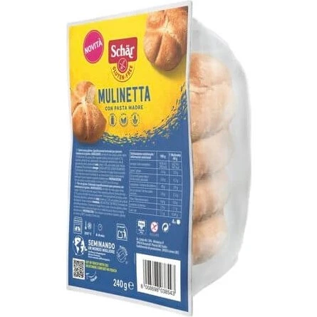 Schar Mulinetta Panini Senza Glutine con Lievito Madre, 240g