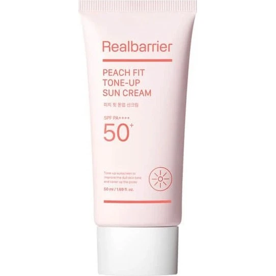 Real Barrier Peach Fit Tone-Up Sun Cream SPF50+ PA++++ 50ml