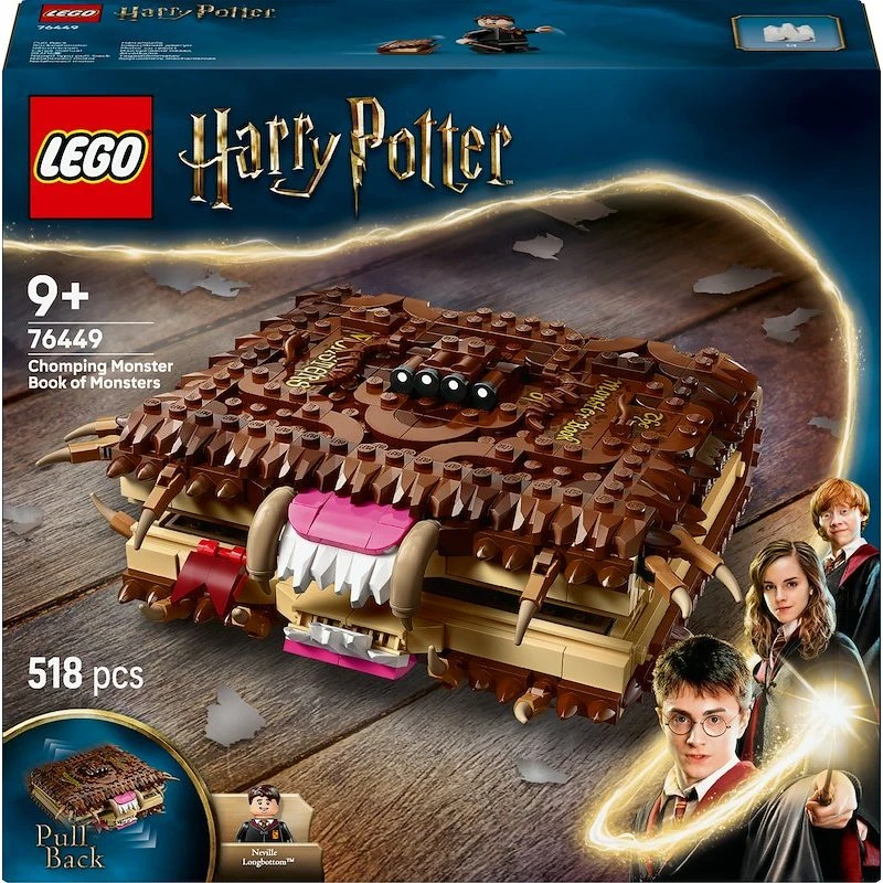 LEGO Harry Potter Il Libro Mostro dei Mostri Azzannante 76449