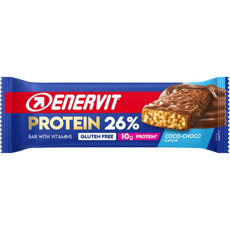 Enervit Protein Bar 26% Coco Choco, 12 barrette da 40g