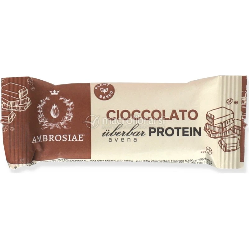 Überbar Avena Protein Cioccolato Senza Glutine