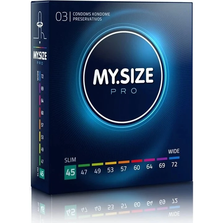 My Size PRO Preservativi 45mm - Confezione da 3 Pezzi