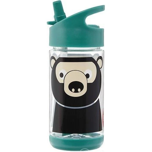 3 Sprouts Borraccia Orso 350 ml con Cannuccia Silicone