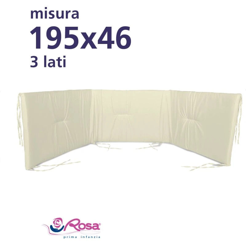 Rosa Paracolpi 3 Lati Ecru 195x46 cm