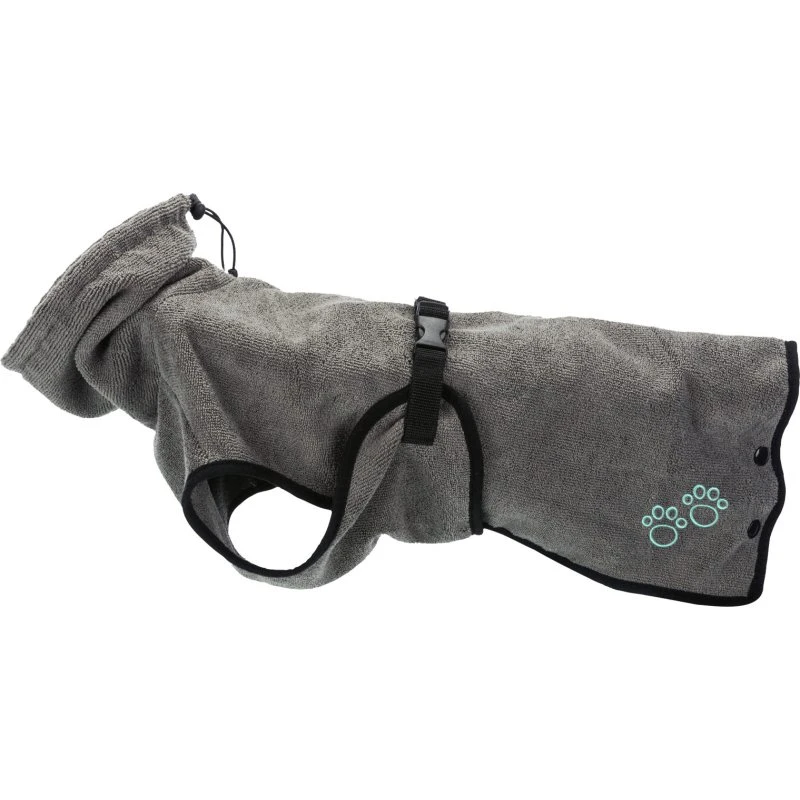 Trixie Accappatoio per Cani in Spugna Grigio XS