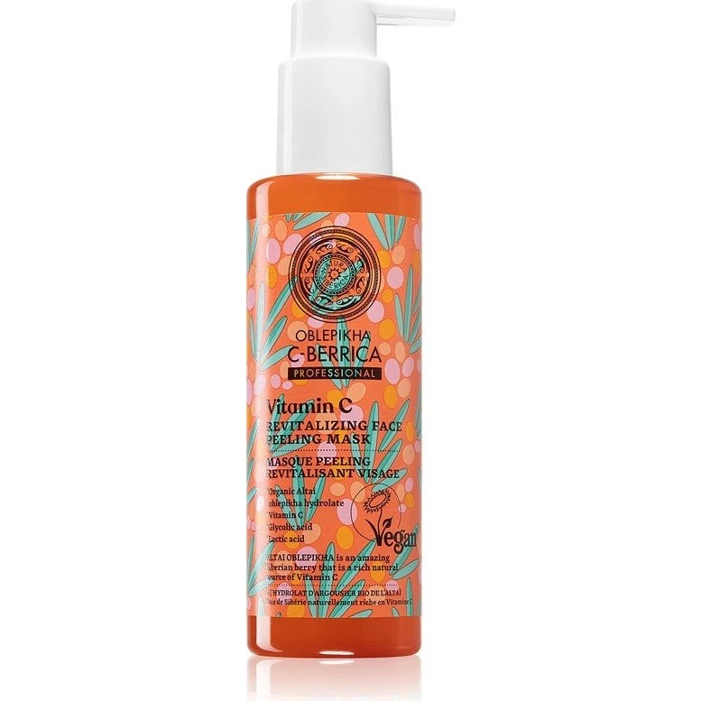 Natura Siberica Maschera Viso Rivitalizzante e Peeling C-Berrica