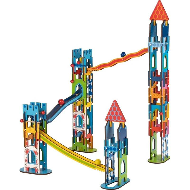 Goki Castello con Pista per Palline