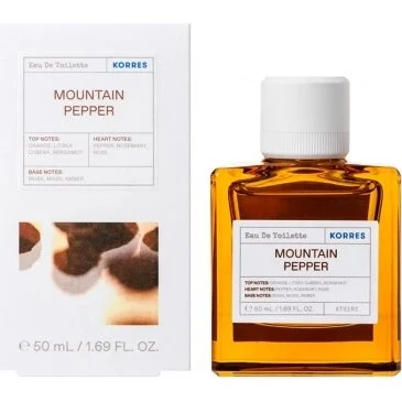 Korres Mountain Pepper Eau de Toilette 50ml