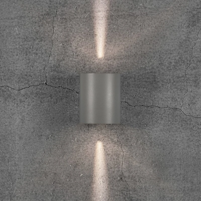 Nordlux Applique Canto 2 Grigia 10 cm Up/Down IP44
