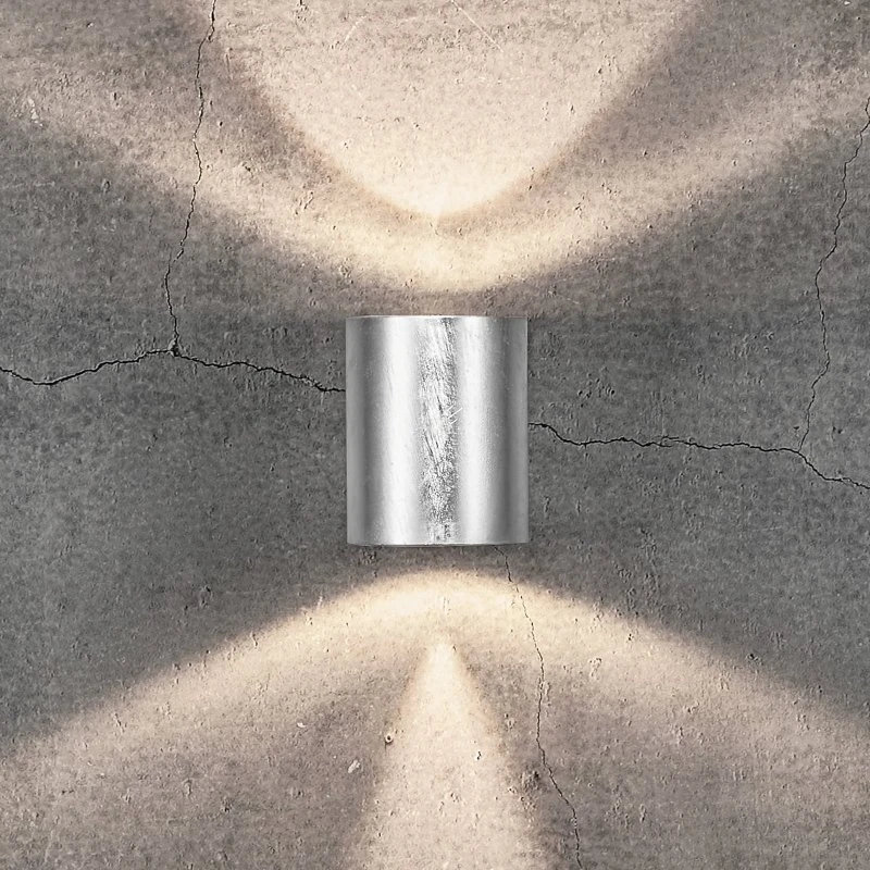 Nordlux Applique Canto 2 Zincata 10 cm IP44