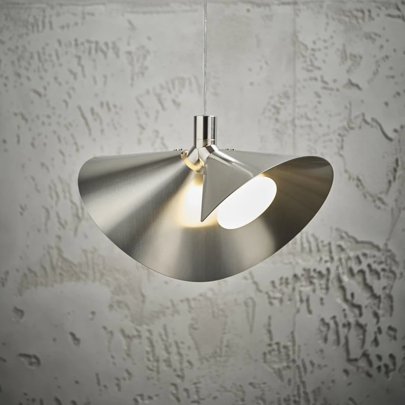 Frandsen Lampada a Sospensione Peel in Acciaio Inox Spazzolato