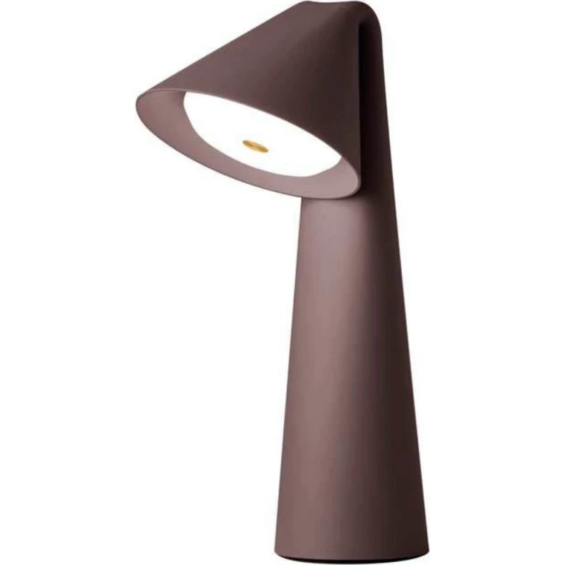 FRANDSEN Lampada da Tavolo LED Ami Ricaricabile Marrone