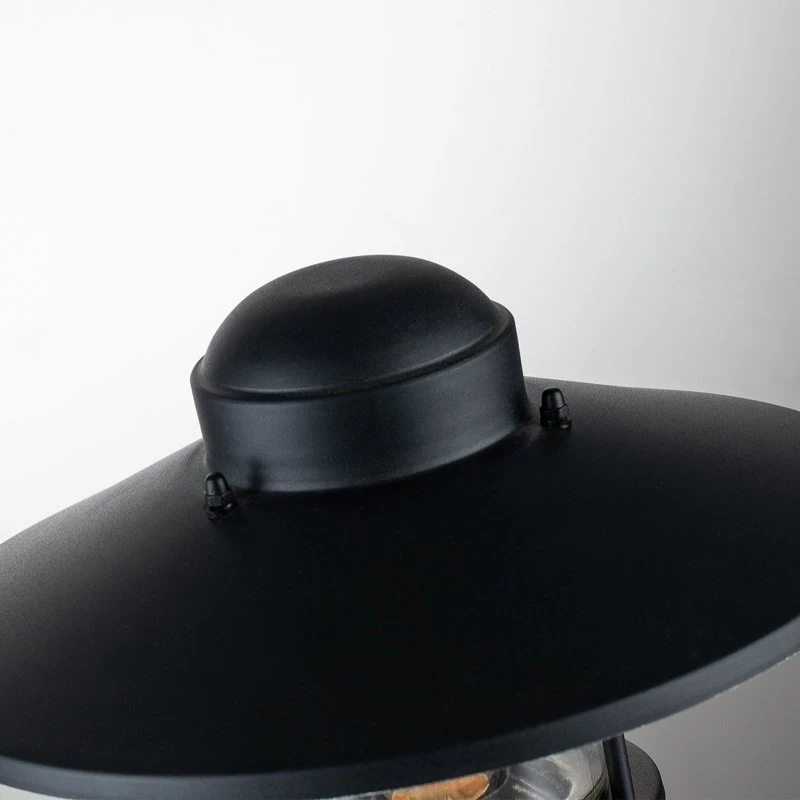Elstead Lampioncino Klampenborg Nero con Sensore PIR IP44