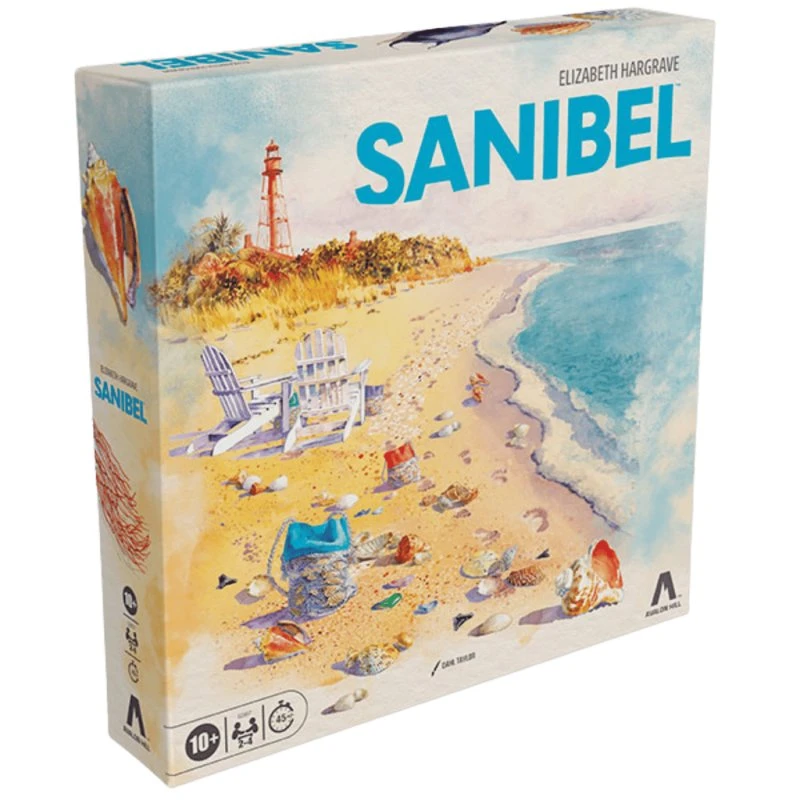 Sanibel - Gioco da Ufficio con Conchiglie in Stile Tetris