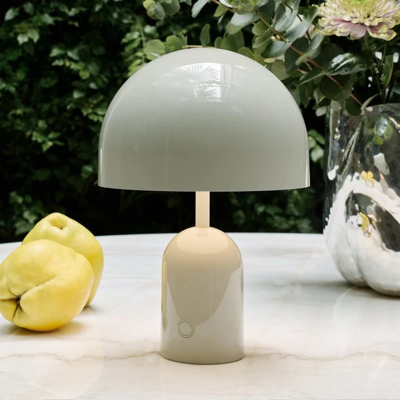 Tom Dixon Lampada da tavolo Bell Portable H28 IP44 Grey