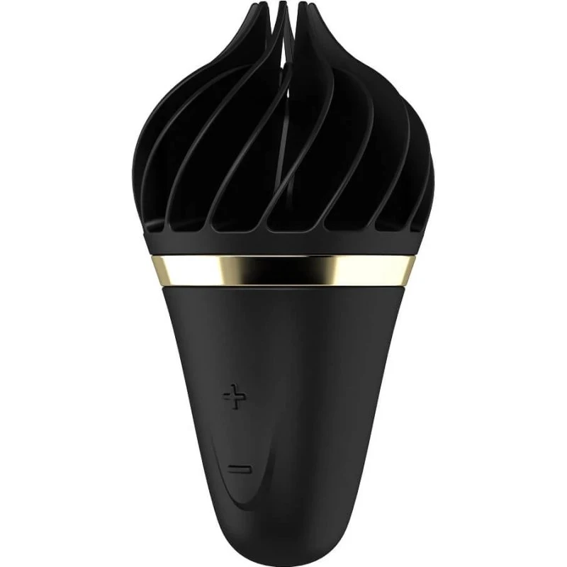 Satisfyer Sweet Treat Massaggiatore Clitorideo Nero e Oro