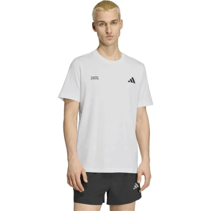 adidas Run Essentials Graphic T-shirt Bianca Uomo