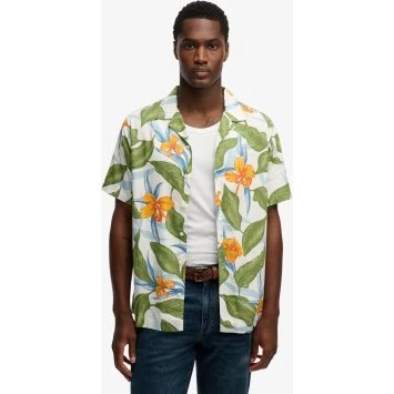 Camicia Superdry Hawaiian Verde Manica Corta