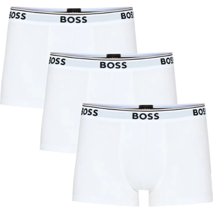 Hugo Boss Confezione 3 Boxer Brief Power - Bianco, L